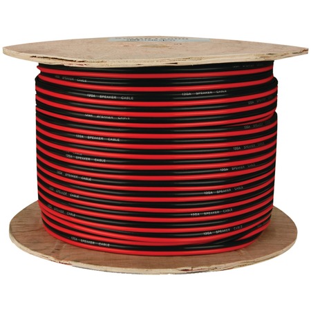 Install Bay Red/Black 16-Gauge 500 ft. Paired Primary Speaker Wire SWRB16-500